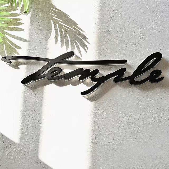 Free Design Led Channel Letter Backlit Sign Custom Outdoor Indoor Advertising Custom 3d Brand Business Gold Logo Letter Sign