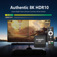 Boîtier TV intelligent Q96 V06 Android 14, lecteur multimédia 4K/8K UHD avec HDR10+, streaming double Wi-Fi