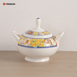 Juego de Vajilla de Porcelana Fina con Diseño Floral de 16/18/24/30 Piezas para Fiestas y Bodas, Platos y Tazones - Product Image 2