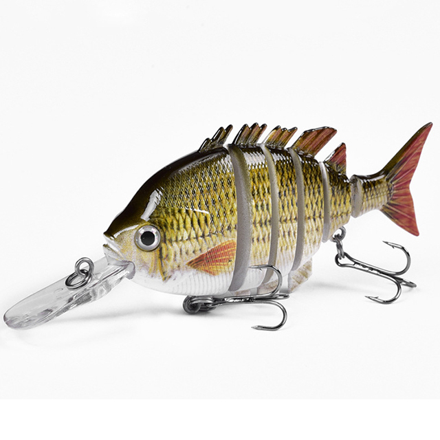 6 Segment Lure for Bass & Trout Fishing  Premium Swimbait