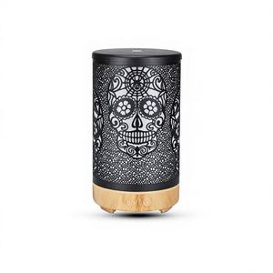 Difusor de Aroma con Diseño de Calavera Hueca, 100 ml, Humidificador de Aceites Esenciales con Alimentación USB y Luz LED, para Uso Doméstico y Comercial - Product Image 4