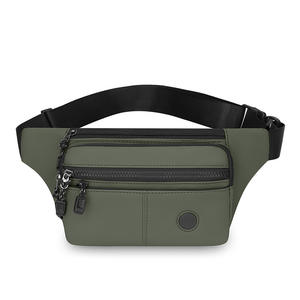 Bolso de Pecho para Hombre, Color Verde Militar, Multicapa, Portátil, para Uso Diario, Verano 2025 - Product Image 4