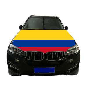 Cubierta de capó de coche Nacional De Colombia bandera cubierta de motor de coche bandera al por mayor tela elástica personalizada venta directa de fábrica - Product Image 4