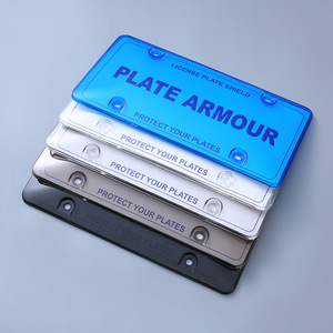 Marco Transparente para Matrícula, Cubierta Protectora para Matrícula Estilo Americano, Cubierta <span class=keywords><strong>de</strong></span> Plástico para Placa <span class=keywords><strong>de</strong></span> Matrícula <span class=keywords><strong>de</strong></span> Vehículo Estadounidense - Product Image 2