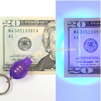 Mini lampe torche LED UV multicolore promotionnelle pour détection d'antigènes et vérification de devises