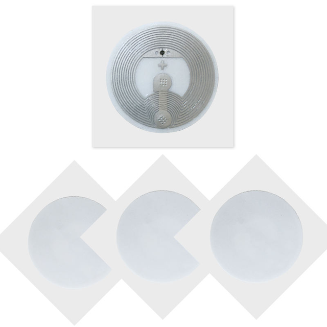 Custom 2K 4K 8K RFID Chip Tags ISO14443A 13.56MHz NFC Sticker for Hotel & Payment Access Control Cards-Waterproof Mini Tag