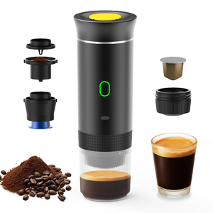 Portable Semi-Automatic Espresso Coffee Maker Camping Traveling Hiking 20Bar Self Heating Rechargeable USB Battery Coffee - Product Image 1
