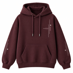 Sudaderas con Capucha Oversize al por Mayor, de Algodón Suave y Forro Polar de Poliéster, con Logotipo Personalizado, para Uso Diario y Streetwear - Product Image 3