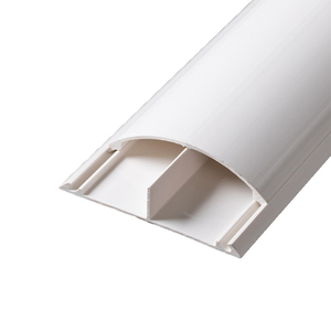 Dễ dàng gắn kết đóng nhựa tường cáp dây Bìa PVC hệ thống dây điện Duct PVC <span class=keywords><strong>ARC</strong></span> tầng Cáp <span class=keywords><strong>Trunking</strong></span> - Product Image 6