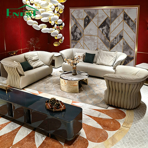 <span class=keywords><strong>Service</strong></span> de personnalisation, canapé de salon en cuir véritable de luxe, 1, 2 ou 3 places, ensemble de canapés modernes, meubles de salon pour villa - Product Image 2