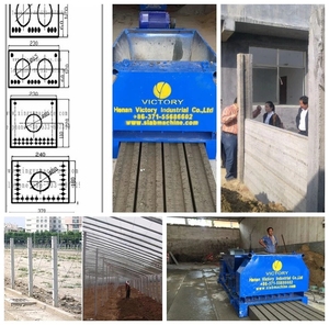 Nouvelle machine automatique de formage de poteaux en béton préfabriqué pour clôtures, machine de fabrication de murs de clôture préfabriqués, haute capacité - Product Image 5