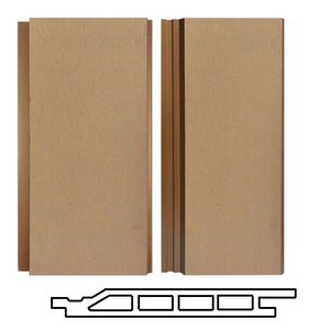 Revêtement mural en composite bois-plastique en gros, panneau mural WPC anti-UV pour extérieur, pour la décoration - Product Image 2