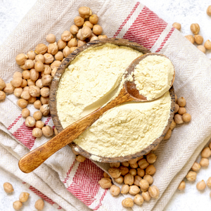 Poudre de protéines d'isolation de pois chiches végétaliennes de haute pureté pour boissons et aliments protéinés de nutrition sportive, étiquette claire, durée de conservation de 24 mois - Product Image 1