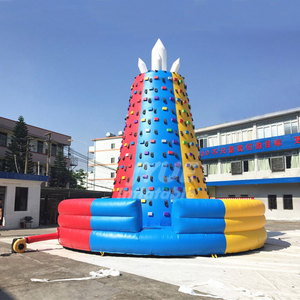 ยอดนิยมแบบพกพาใช้เด็กและผู้ใหญ่Inflatable Rock Climbing Wallสำหรับขาย