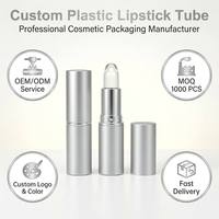 Özel Logo Baskılı Çevirmeli Kozmetik Tüpü D26.5mm Boş Dudak Balsamı Allık Stick Kapatıcı Kabı OEM ODM Toptan Plastik Tüp