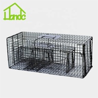 Trampa de jaula para control de roedores para ratas humanas al aire libre, trampa para Animales vivos de alta resistencia para ardillas, conejos