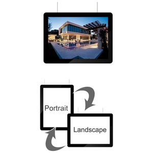 Advertising Hanging Slim <b>Light</b> <b>Box</b> Real Estate Agent Sign <b>LED</b> Window Display Crystal Screen <b>Light</b> <b>Box</b> - Product Image 1