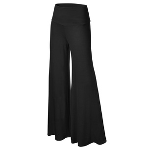 Pantalon en Latex, coton élastique pour femme, à jambes larges, jupe-culotte, <span class=keywords><strong>Capri</strong></span> - Product Image 2