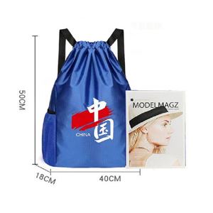 Bolsa de Gimnasio Ligera Nueva de Fábrica, con Logotipo Personalizado, Gran Capacidad, Impermeable, de Oxford, con Cordón, para Deportes, Viajes, Compras y Promociones - Product Image 2