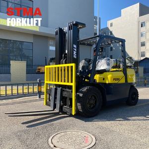 स्टेमा 5 टन एलपीजी गैस प्रोपेन इनडोर फोर्कलिफ्ट 5000 किलोग्राम क्षमता काउंटर बैलेंस गैसोलीन इंजन नया इस्तेमाल चीनी फोकलिफ्ट मस्ट - Product Image 4