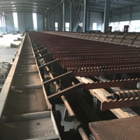 Lit de refroidissement de type rack pour laminoir - Base de transfert motorisée pour le refroidissement d'armatures angulaires / de barres déformées / de barres carrées