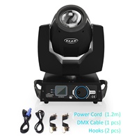 Lumières principales mobiles noires professionnelles du faisceau 230W de Dmx Sharpy LED 7R pour la lampe de tache d'équipement d'éclairage de scène de DJ de disco