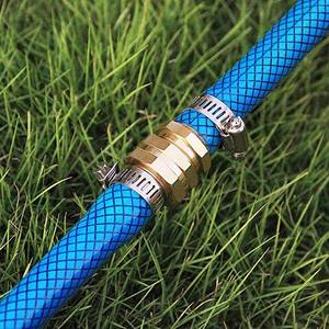 Conector Metálico para Reparación de Mangueras de Jardín, Abrazadera de Aluminio de 5 Puntos para Fijación de Mangueras, Junta para Tuberías de Agua - Product Image 2