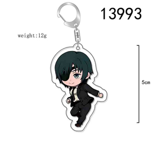 Llavero de Anime Chainsaw Man con Denji, Pochita, Makima, <span class=keywords><strong>Hayakawa</strong></span> <span class=keywords><strong>Aki</strong></span> y Power, Accesorio de Cosplay, Colgante, Regalo de Navidad - Product Image 5