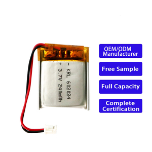 Baterai Pijat Mata 602025 270mAh 3.7V Li-Polymer yang Dapat Disesuaikan untuk Masker Mata Berpemanas & Perangkat Bantu Tidur Pintar - Product Image 1