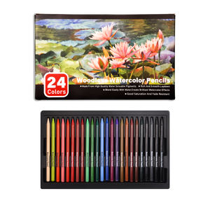 Crayons aquarellables sans bois colorés en stock pour l'art - Product Image 6