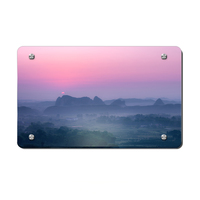 Décoration murale personnalisée avec photo, plaque décorative transparente pour intérieur, impression UV sur acrylique