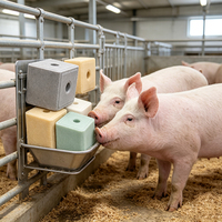 Sel pour bétail, pureté 99,9 %, granulés blancs, additif alimentaire pour volailles, supplément minéral