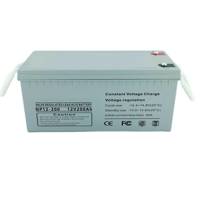 12V 100AH 150AH 200AH 250AH 300AH Batterie à gel solaire AGM à cycle profond Batteries d'onduleur de type scellé pour voiture et application UPS