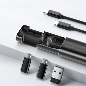 ชุดอะแดปเตอร์ OEM แบบสาย USB 50W 6A ชาร์จเร็ว พร้อมที่วางโทรศัพท์ ชุดของขวัญ<span class=keywords><strong>โปร</strong></span>โมชั่น กล่องเก็บของ พกพาสะดวก สำหรับ <span class=keywords><strong>iPhone</strong></span>/Android - Product Image 5