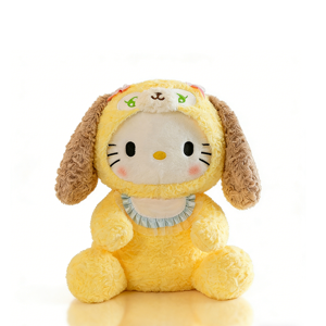 23-45CM Kittyed Cinnamorolled Animation Derivatives Anime Figure <strong>Teddy</strong> Bear Plush Cute Sanrioed Stuffed Animal Toys Doll With - Product Image 2