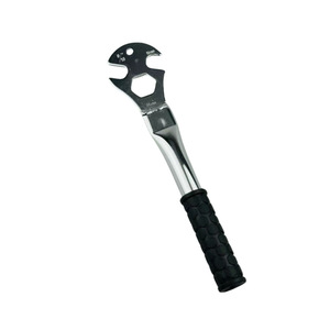 Bicycle Spanner Wrench 15 24mm <b>Metal</b> <b>Pedal</b> Axle Removal Tool With Black Handle For Bike Repair And Maintenance - Product Image 5