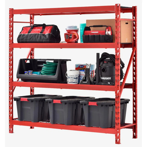 Scaffalature per Magazzino Senza Bulloni, <span class=keywords><strong>Scaffali</strong></span> Regolabili per Carichi Pesanti, Unità di Stoccaggio per Fabbriche - Product Image 1
