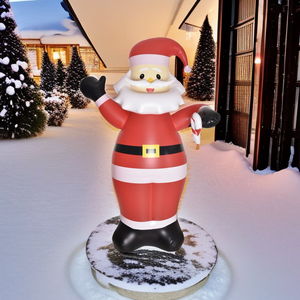 Enorme Navidad inflable Papá Noel al aire libre interior decoraciones navideñas para césped inflables hogar familia decoración patio Decoración - Product Image 6