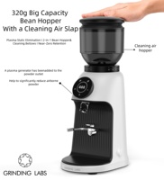 Molinillo de café automático con logotipo OEM, tolva grande de 64 mm, dosificación por peso, molinillo de muelas para uso en restaurantes y cafeterías.