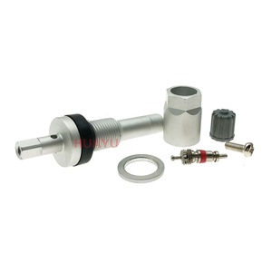 Valve de remplacement en aluminium pour capteur tpms Tige de valve automobile Tubeless - Product Image 5