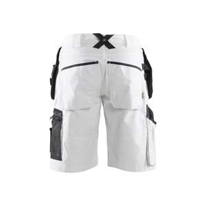 BLAKLADER - 151212101098C52 X1500 <b>painters</b> shorts <b>White</b>/Dark grey - EAN 7330509754900 WORK TROUSERS WORK SHORTS - Product Image 2