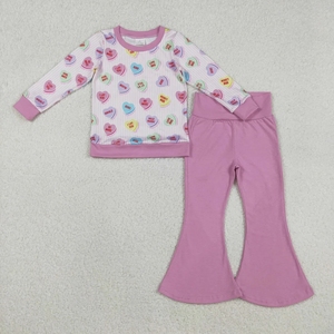 Vêtements pour filles avec broderie de poulet et fleurs bleues, tenues du 4 juillet pour sœurs - Product Image 3