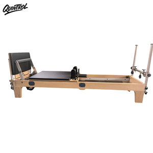Reformer de Pilates Profesional de Madera de Arce - Sistema de Resortes de Alta Resistencia y Barra de Pies Personalizada - Product Image 4