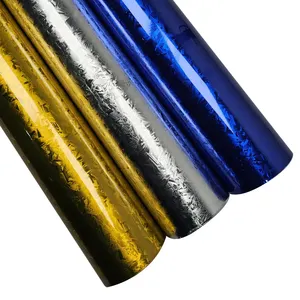 Hoog Glanzend Goud Zilver Blauw Gegalvaniseerd Gesmede Koolstofvezel Folie Wrap Vinyl Auto Wrap Stickers Voor Voertuig Stickers