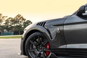 Ailes latérales en fibre de carbone MRD GT350 pour Ford Mustang 2018-2023, véritable fibre de carbone, style standard. - Product Image 6