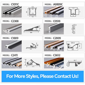 <strong>LED</strong> Cabinet Light Aluminum Profile with Diffuser for Kitchen Wardrobe <strong>Furniture</strong> <strong>Lighting</strong> - Product Image 3