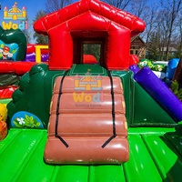 Castillo Inflable WODI de Grado Comercial, 0.55mm PVC, Diseño Nuevo, para Niños y Adultos, Resistente, para Alquiler