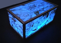 Design à la mode Cool Bar Discothèque Meubles Led Éclairage Illuminé Club Table Salon Thé Bar Table pour Commercial KTV