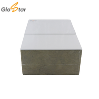 Panneau d'isolation thermique en laine de roche GLOSTAR haute résistance, options de couleur pour applications industrielles