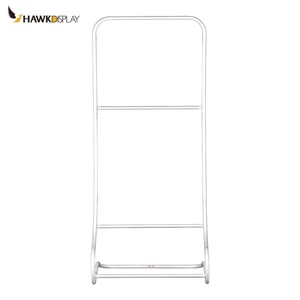 Sản phẩm hot ở Châu Âu USA dễ dàng để thực hiện cửa hàng có thể gập lại Thiết kế ống hiển thị biểu ngữ đứng cho điện thoại di động tiếp thị đội sự kiện - Product Image 4